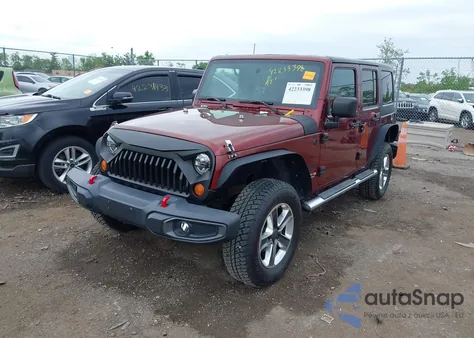 2008 Jeep Wrangler Unlimited X из США, поврежденный, VIN 1J4GA39108L500236